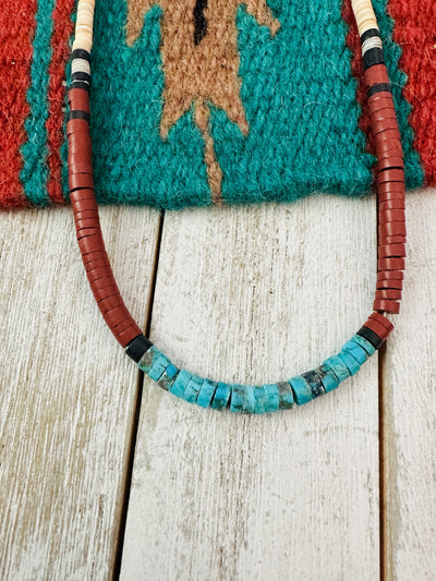 Santo Domingo Multi Stone Beaded Necklace