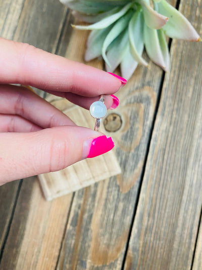 Navajo Mother of Pearl & Sterling Silver Ring